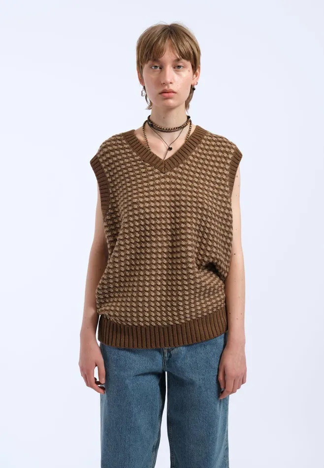 Dr Denim Sweatshirts and Hoodies Women Lowen Vest 8211 Morel Mix Morel Mix