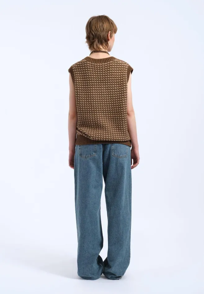 Dr Denim Sweatshirts and Hoodies Women Lowen Vest 8211 Morel Mix Morel Mix