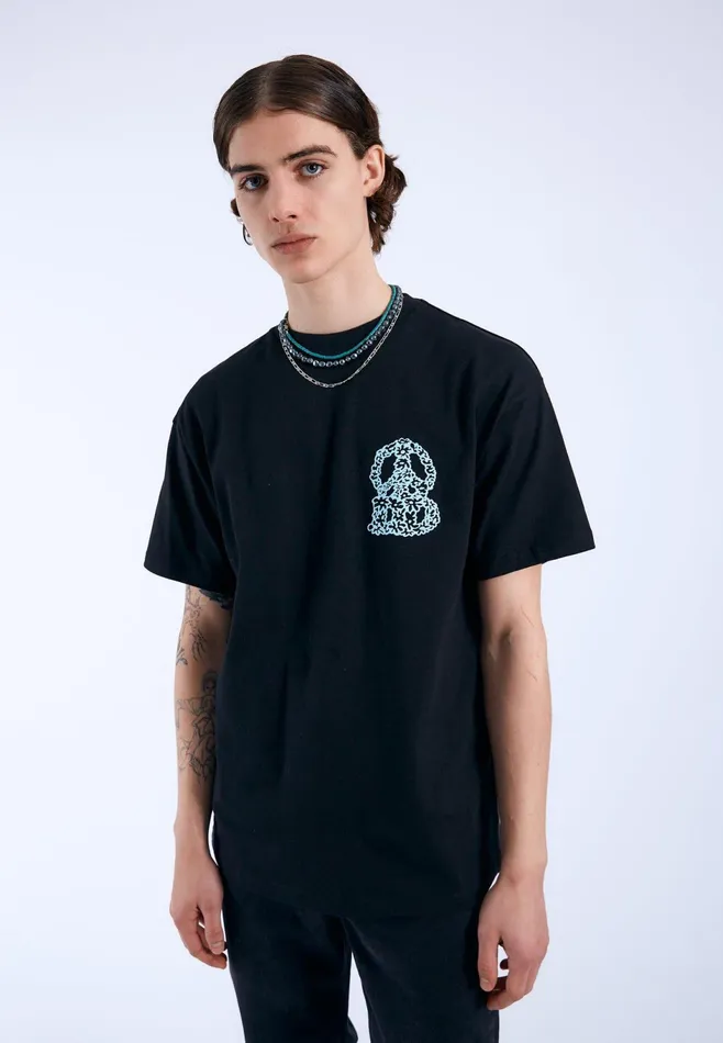 Dr Denim Tees and Tanks Women Trooper Tee 8211 Black Small DD Peace Black Small Dd Peace