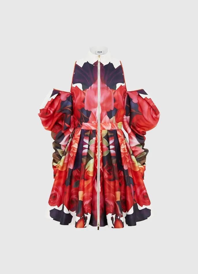 Dresses and Jumpsuits LEO LIN Women Camryn Mini Dress 8211 Kaleidoscope Print