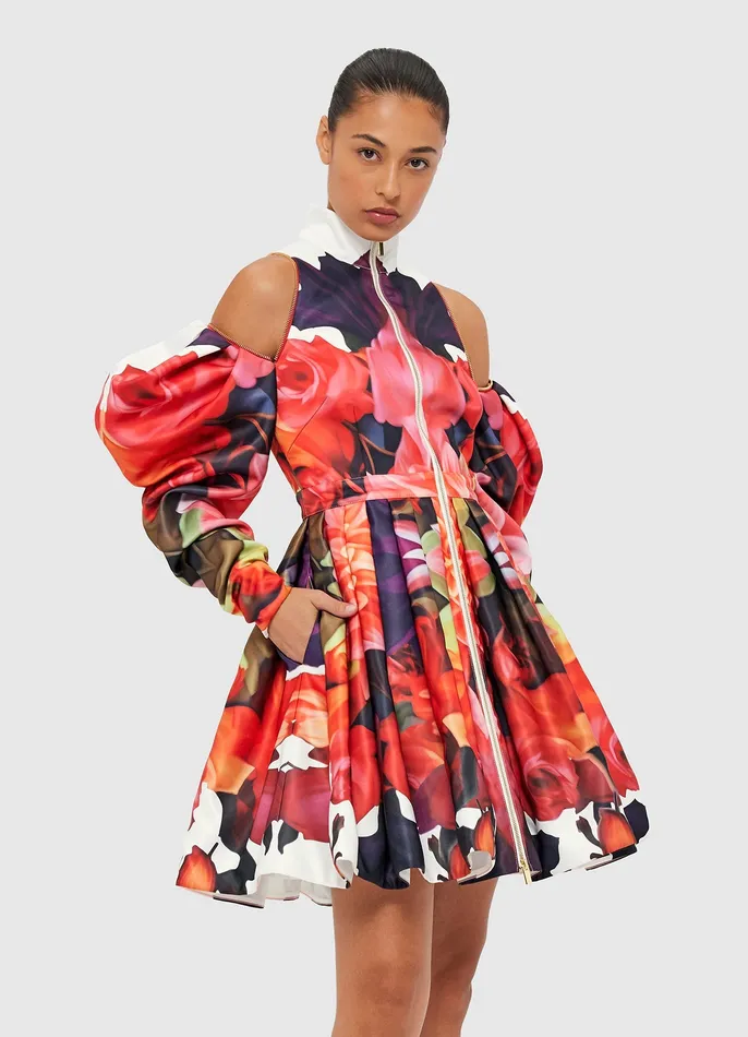 Dresses and Jumpsuits LEO LIN Women Camryn Mini Dress 8211 Kaleidoscope Print