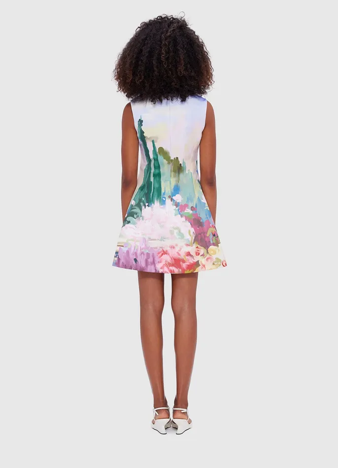 Dresses and Jumpsuits Women Briana V Neck Mini Dress 8211 Jardin Print LEO LIN