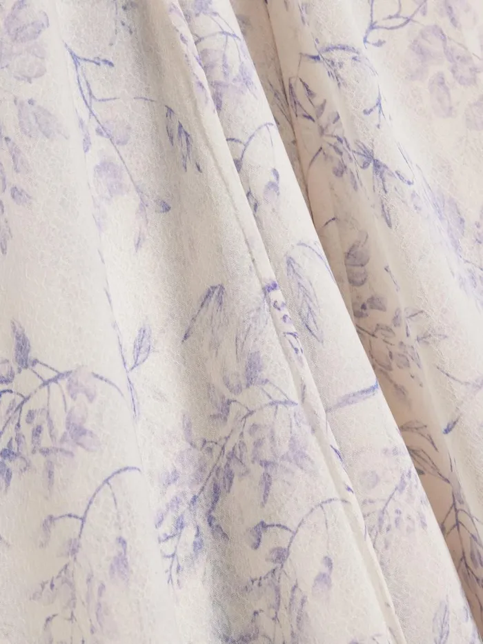 Dresses and Skirts Women Holzweiler Ditte Chiffon Print Dress Lilac Mix