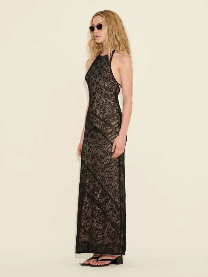Dresses and Skirts Women Holzweiler Lace Knit Dress Black