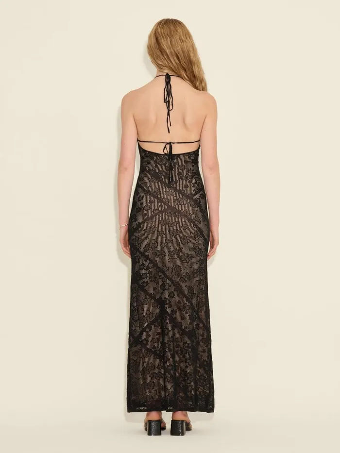 Dresses and Skirts Women Holzweiler Lace Knit Dress Black