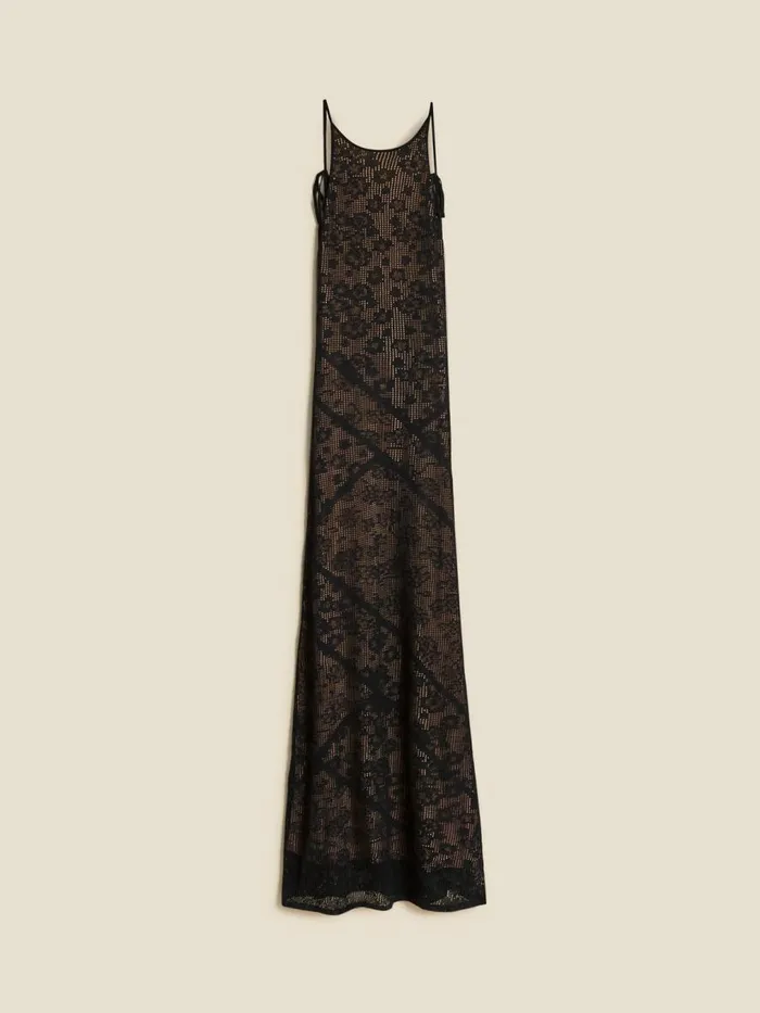 Dresses and Skirts Women Holzweiler Lace Knit Dress Black