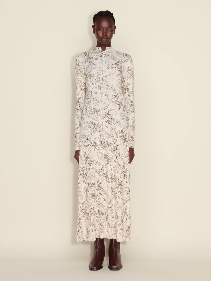 Dresses and Skirts Women Holzweiler Tulip Print Dress Ecru Mix
