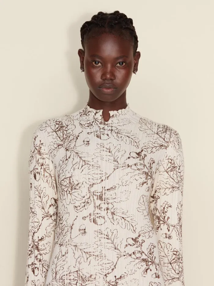 Dresses and Skirts Women Holzweiler Tulip Print Dress Ecru Mix