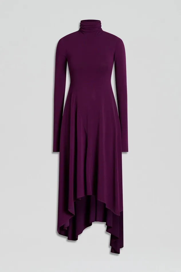 Dresses Women DRAPE HEM DRESS MULBERRY Scanlan Theodore Dresses Women DRAPE HEM DRESS MULBERRY Scanlan Theodore