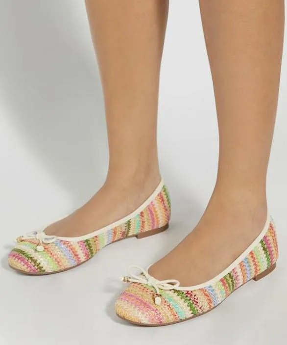 Dune London Ballet Pumps Women Hallo Multi CharmDetail Ballet Shoes Multi Synthetic