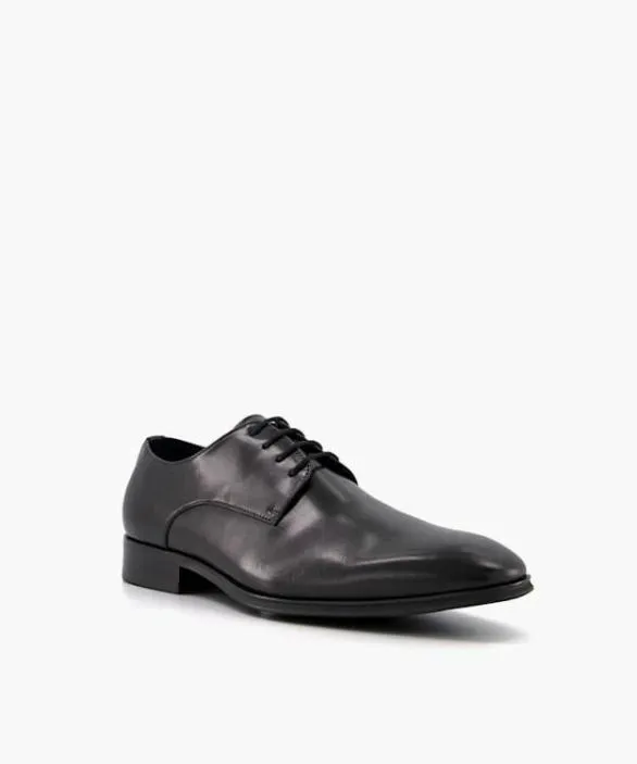 Dune London Black Shoes Men Satchel Black Lace Up Shoes Black