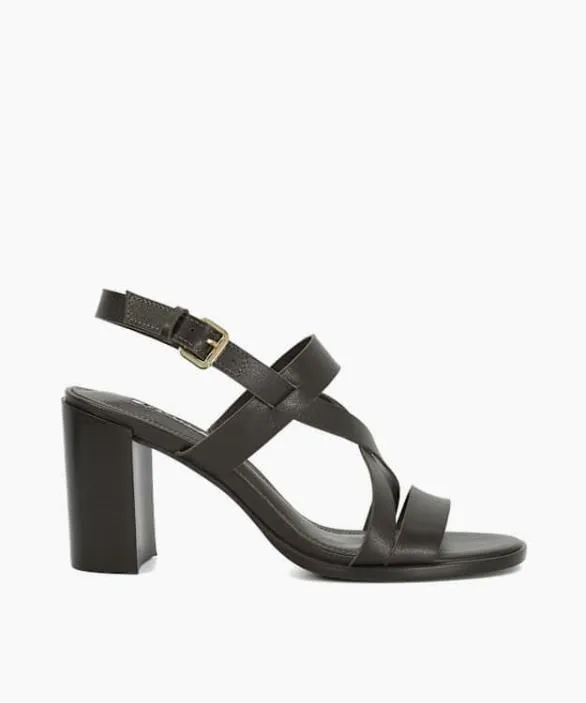 Dune London Block Heeled Sandals Women Juneo Brown Block Heel Strappy Leather Sandals Brown Dune London Block Heeled Sandals Women Juneo Brown Block Heel Strappy Leather Sandals Brown