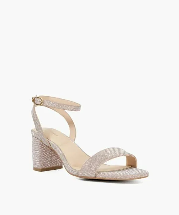 Dune London Block Heeled Sandals Women Melini Rose Gold Wide Fit Block Heel Sandals Metallic