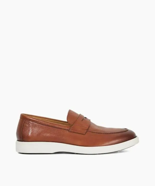 Dune London Brown Shoes Men Barnstaple Tan Leather Slip On Casual Loafers Brown Dune London Brown Shoes Men Barnstaple Tan Leather Slip On Casual Loafers Brown