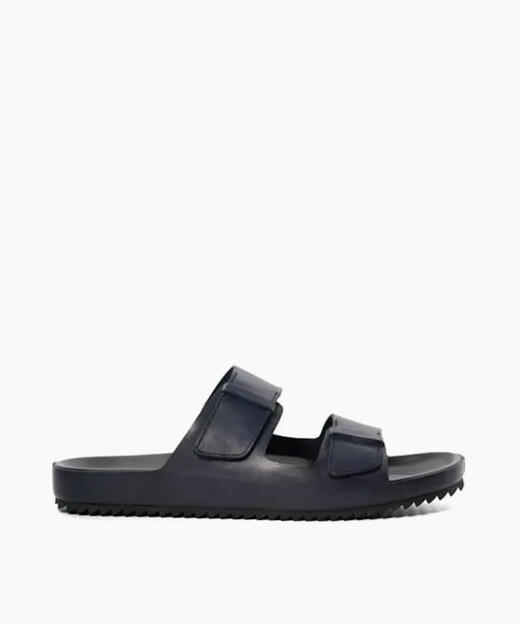 Dune London Casual Sandals Men Intells Navy Double Strap Leather Sandals Blue Dune London Casual Sandals Men Intells Navy Double Strap Leather Sandals Blue