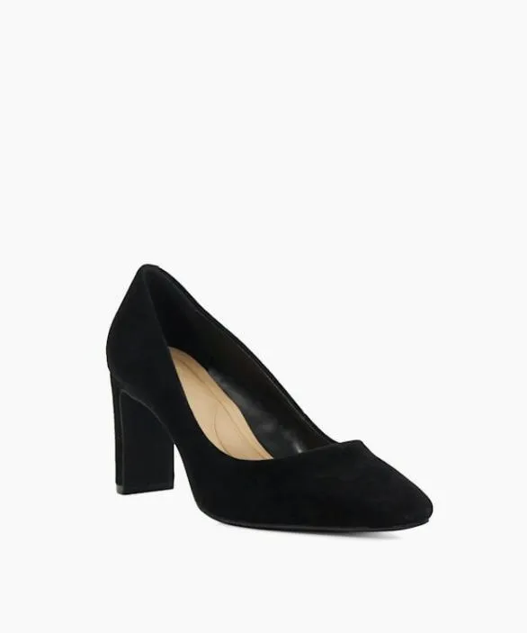 Dune London Court Shoes Women Arriving Black High Block Heel Court Shoes Black