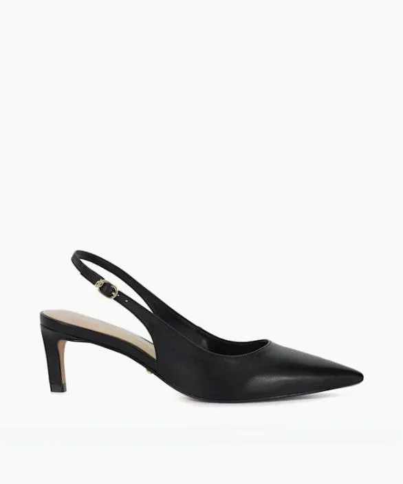 Dune London Court Shoes Women Celinna Black Pointed Toe SlingBack Heels Black Dune London Court Shoes Women Celinna Black Pointed Toe SlingBack Heels Black