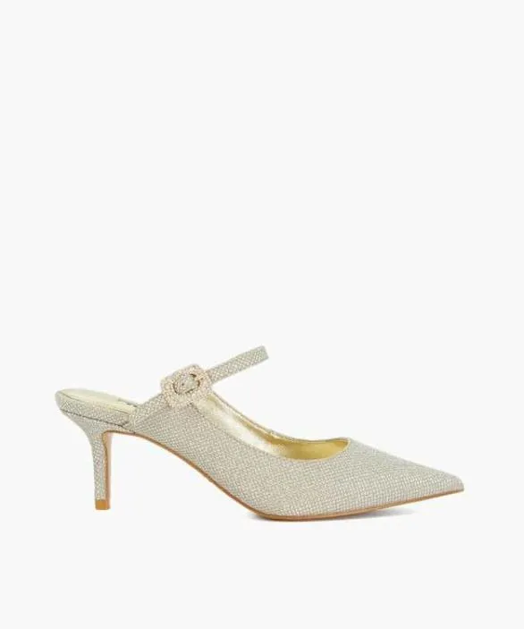 Dune London Court Shoes Women Chronicles Gold Stiletto Heel Slip On Mule Metallic Dune London Court Shoes Women Chronicles Gold Stiletto Heel Slip On Mule Metallic