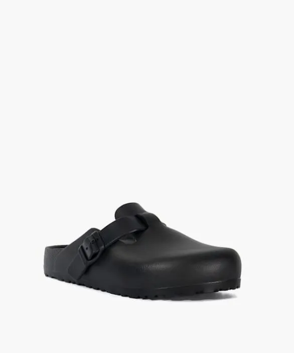 Dune London Flat Shoes Women Boston Eva Sand Black Boston EVA Clogs Black