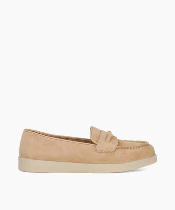 Dune London Loafers Women Graciela Sand Suede Snaffle Trim Casual Loafers Neutral Dune London Loafers Women Graciela Sand Suede Snaffle Trim Casual Loafers Neutral