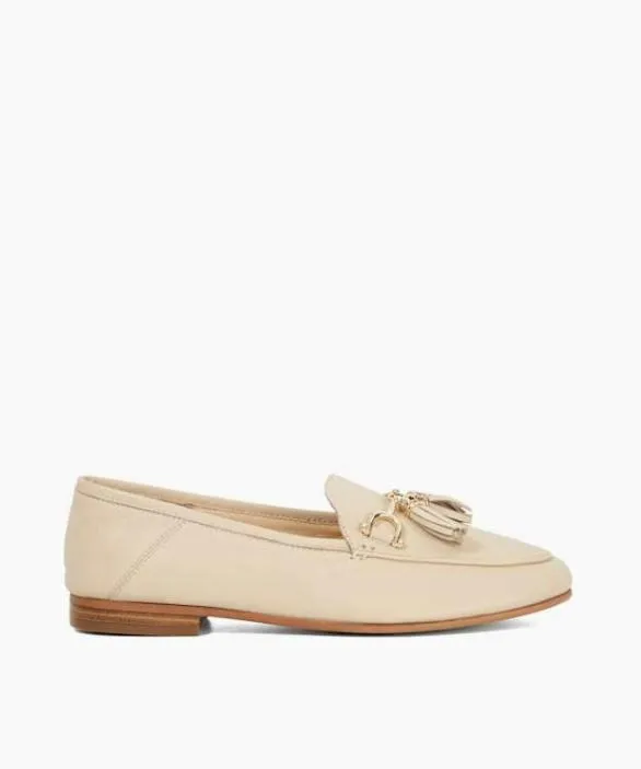 Dune London Loafers Women Greysons Ecru Metal Trim Snaffle Loafers Neutral