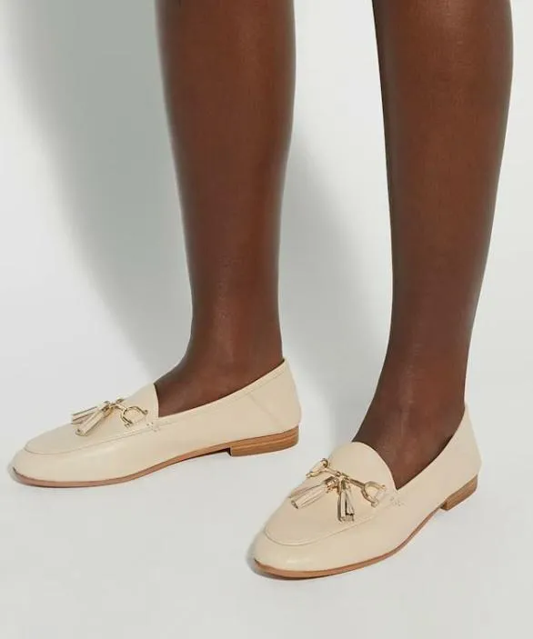Dune London Loafers Women Greysons Ecru Metal Trim Snaffle Loafers Neutral