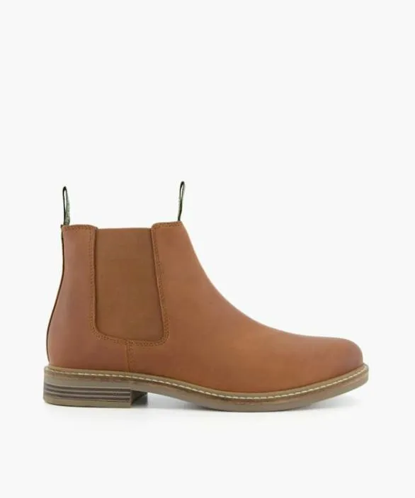 Dune London Smart Boots Men Farsley Tan Natural Sole Chelsea Boots Brown