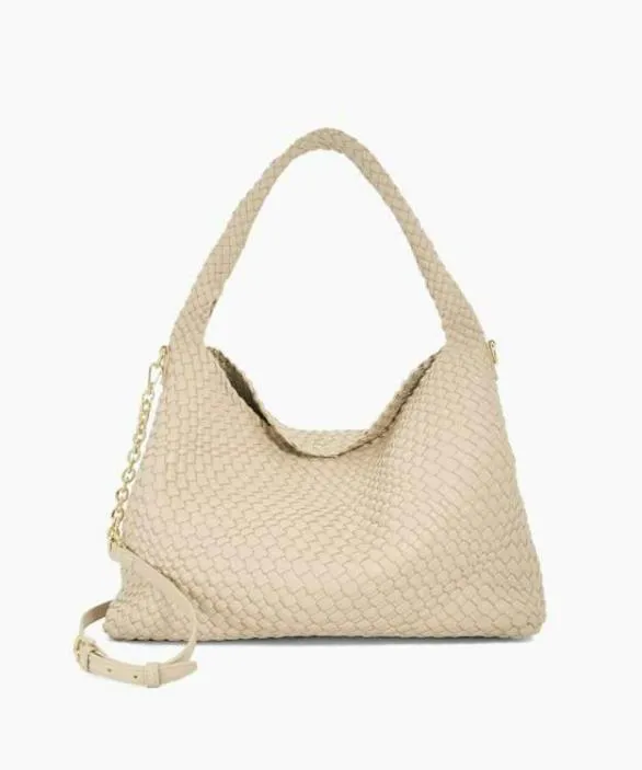 Dune London Tote Bags Women Deliberate L Taupe Woven Shoulder Bag Neutral
