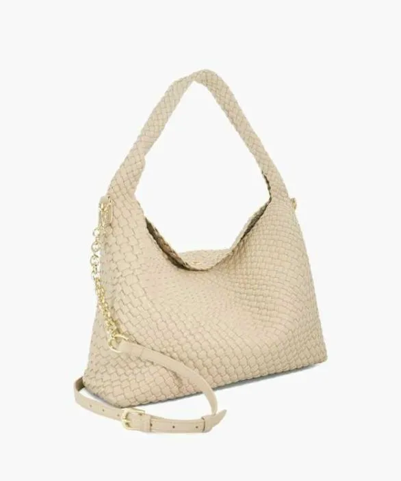 Dune London Tote Bags Women Deliberate L Taupe Woven Shoulder Bag Neutral