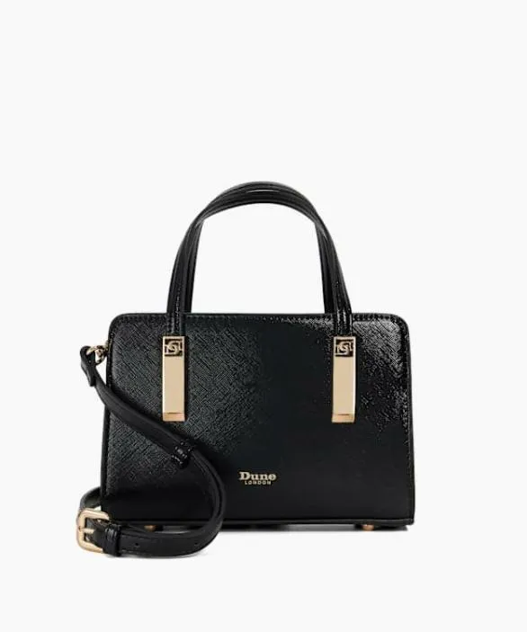 Dune London Tote Bags Women Dinkydenbeigh Black Small Tote Bag Neutral Synthetic Dune London Tote Bags Women Dinkydenbeigh Black Small Tote Bag Neutral Synthetic