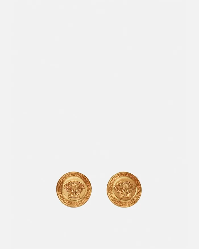 Earrings MenWomen Versace Tribute Stud Earrings Gold