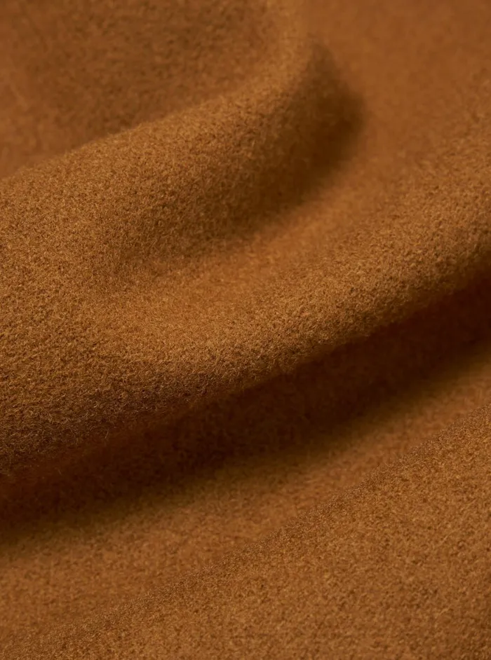Easy Jacket In Camel Melton Men Universal Works Overshirts