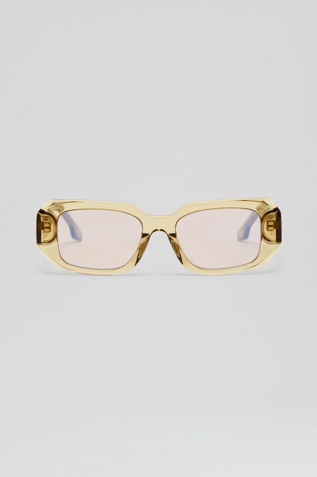 Eyewear Scanlan Theodore Women ST BOLD RECTANGLE SUNGLASSES SAHARA Eyewear Scanlan Theodore Women ST BOLD RECTANGLE SUNGLASSES SAHARA