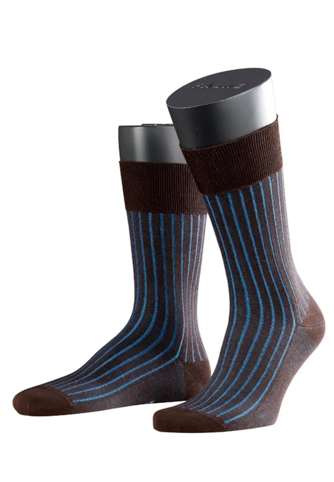 Falke Shadow Sock Brownperiwinkle Men HANRO Socks