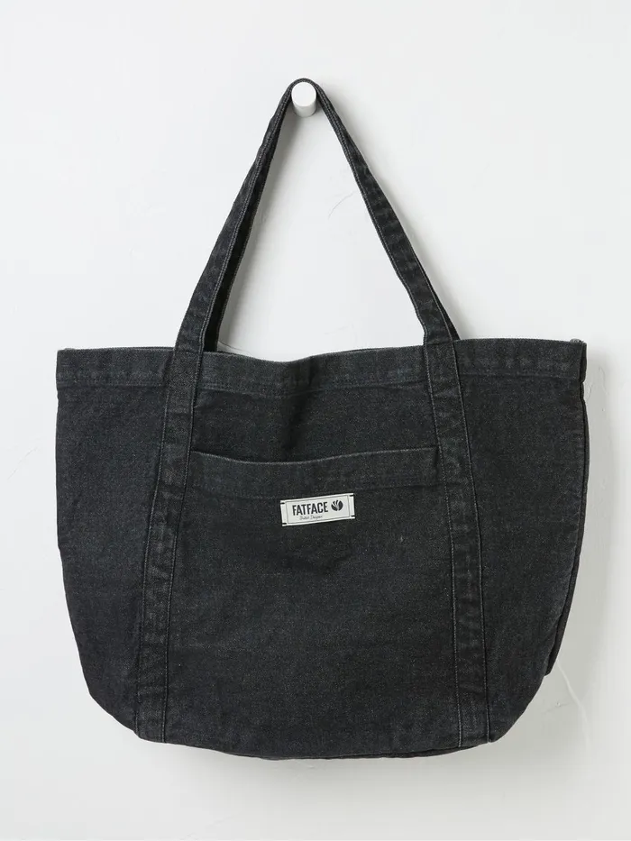 Fat Face Bags and Purses Astrid Black Pocket Tote Bag 8211 Women