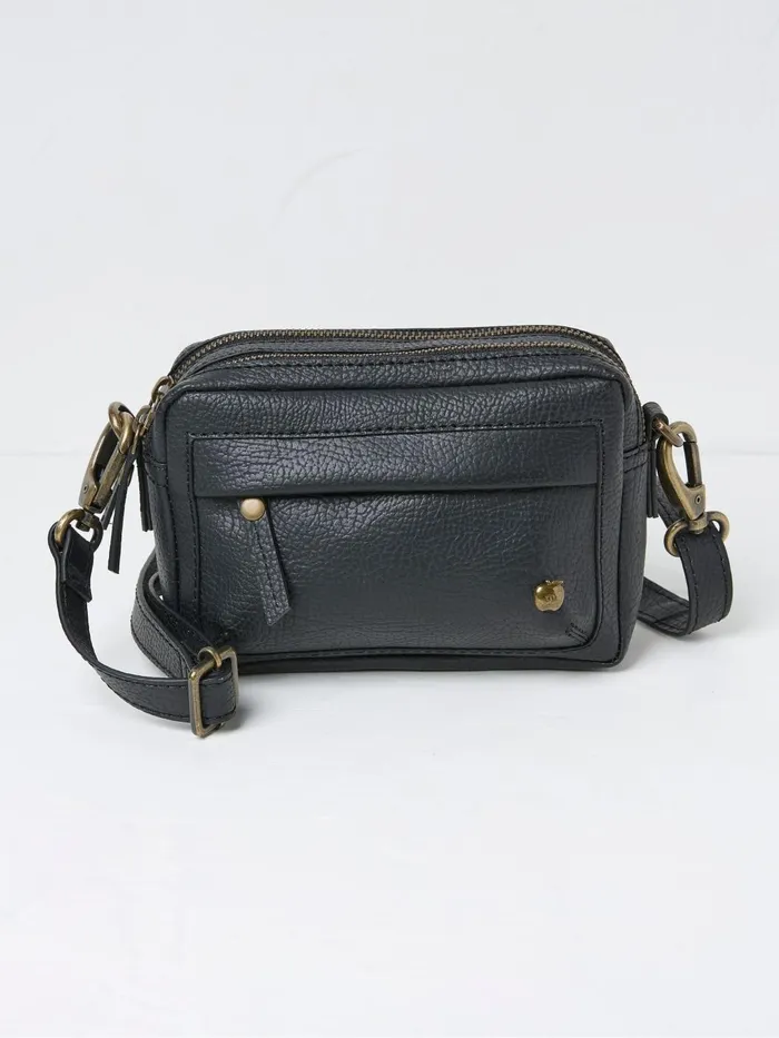 Fat Face Bags and Purses Braeburn Black Crossbody Bag 8211 Women