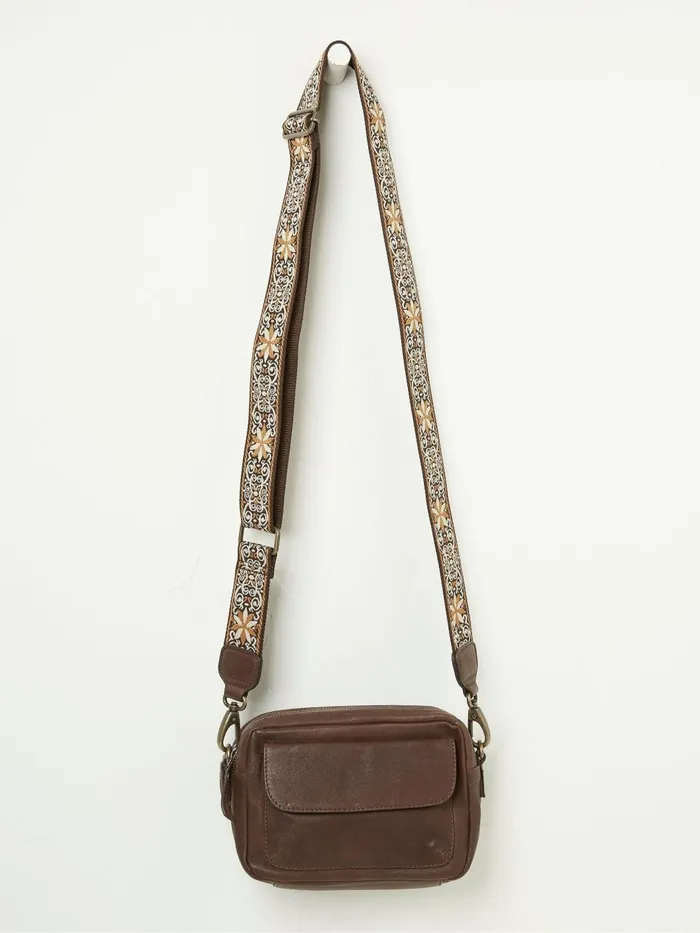 Fat Face Bags and Purses Brown The Oslo Camera CrossBody Bag 8211 Women
