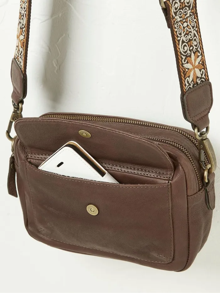 Fat Face Bags and Purses Brown The Oslo Camera CrossBody Bag 8211 Women