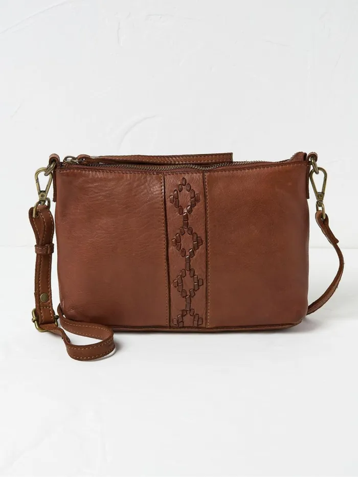 Fat Face Bags and Purses Eve Brown Crossbody Bag 8211 Women