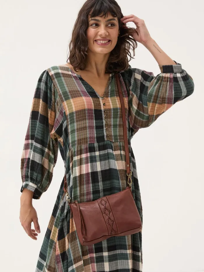 Fat Face Bags and Purses Eve Brown Crossbody Bag 8211 Women