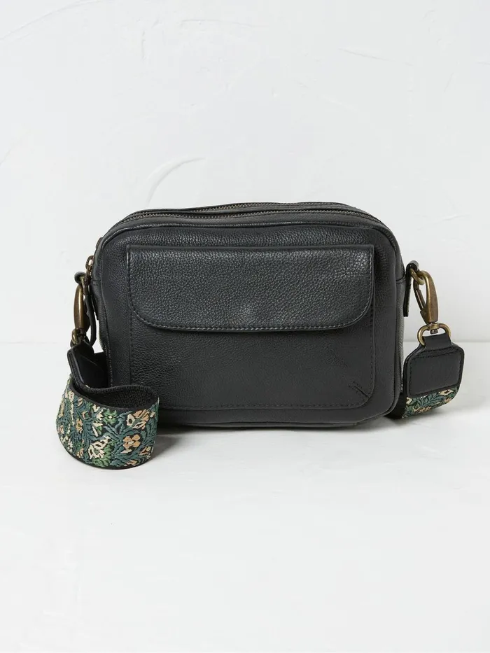 Fat Face Bags and Purses The Oslo Black Camera Bag 8211 Women