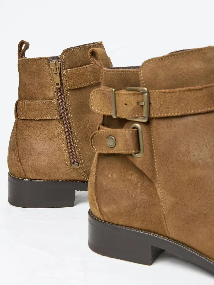 Fat Face Boots Avery Tan Brown Buckle Boots 8211 Women