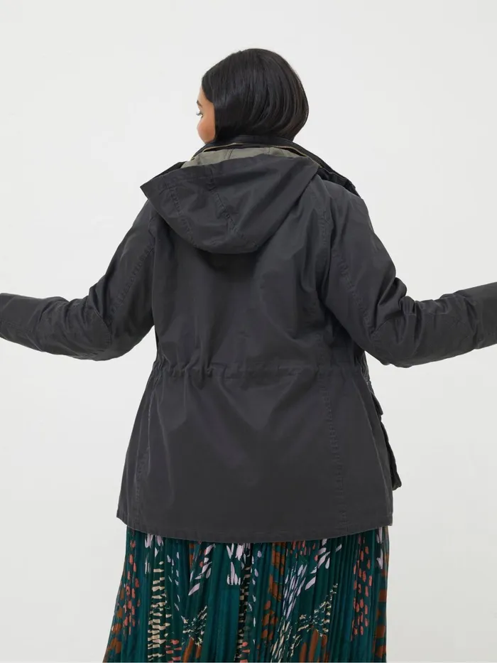 Fat Face Coats and Jackets Black Sussex Heritage Coat 8211 Women
