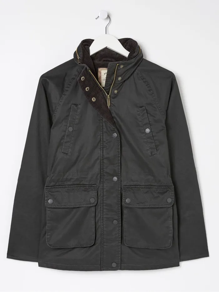 Fat Face Coats and Jackets Black Sussex Heritage Coat 8211 Women