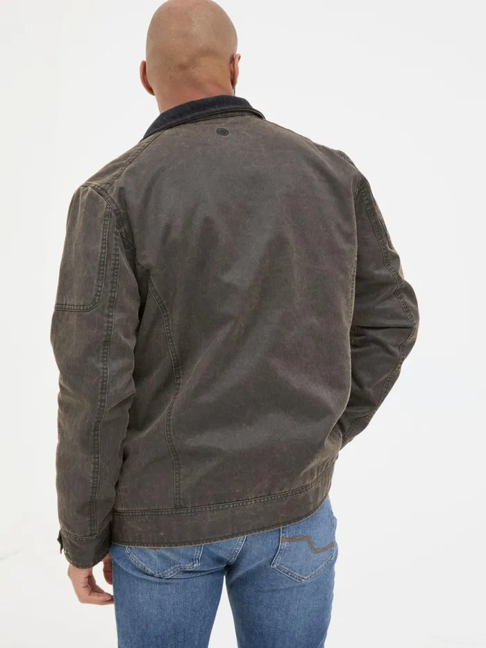 Fat Face Coats and Jackets Hadley Brown Biker Jacket 8211 Men