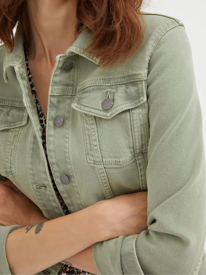 Fat Face Coats and Jackets Tasha Light Green Denim Jacket 8211 Women Fat Face Coats and Jackets Tasha Light Green Denim Jacket 8211 Women