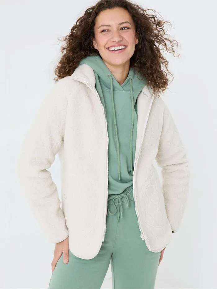 Fat Face Coats and Jackets Violet Natural Fleece Jacket 8211 Women
