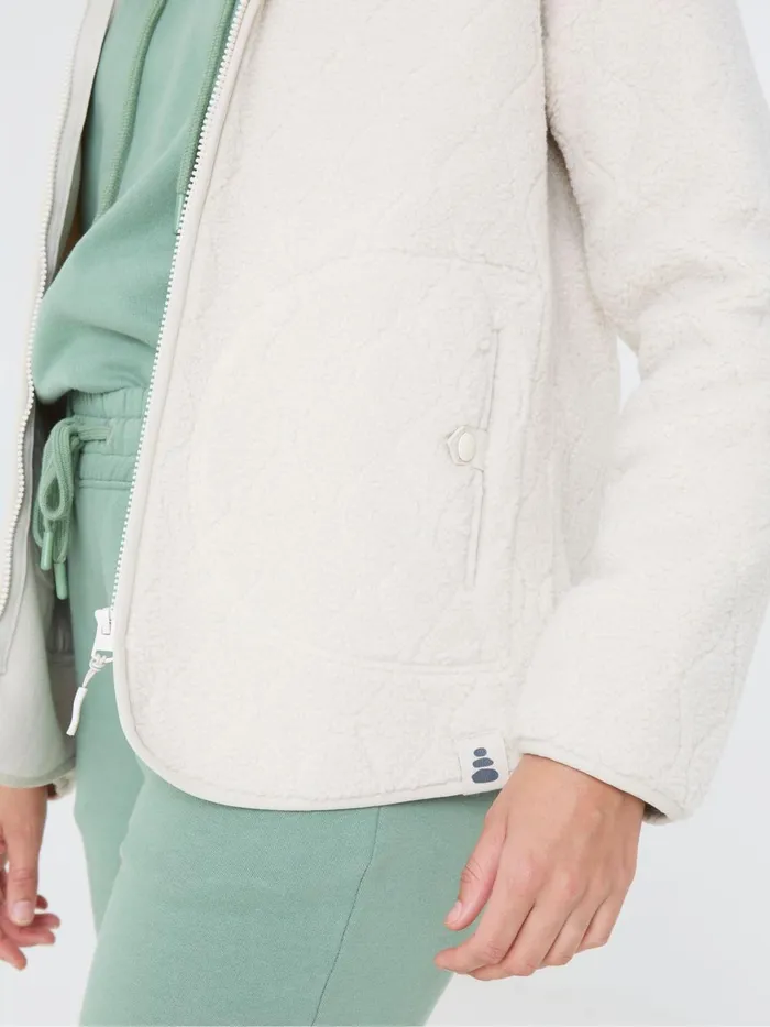 Fat Face Coats and Jackets Violet Natural Fleece Jacket 8211 Women