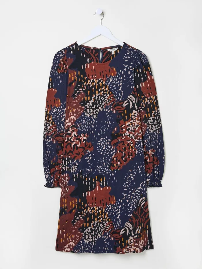 Fat Face Dresses Kareen Multi Animal 100 Cotton Dress 8211 Women