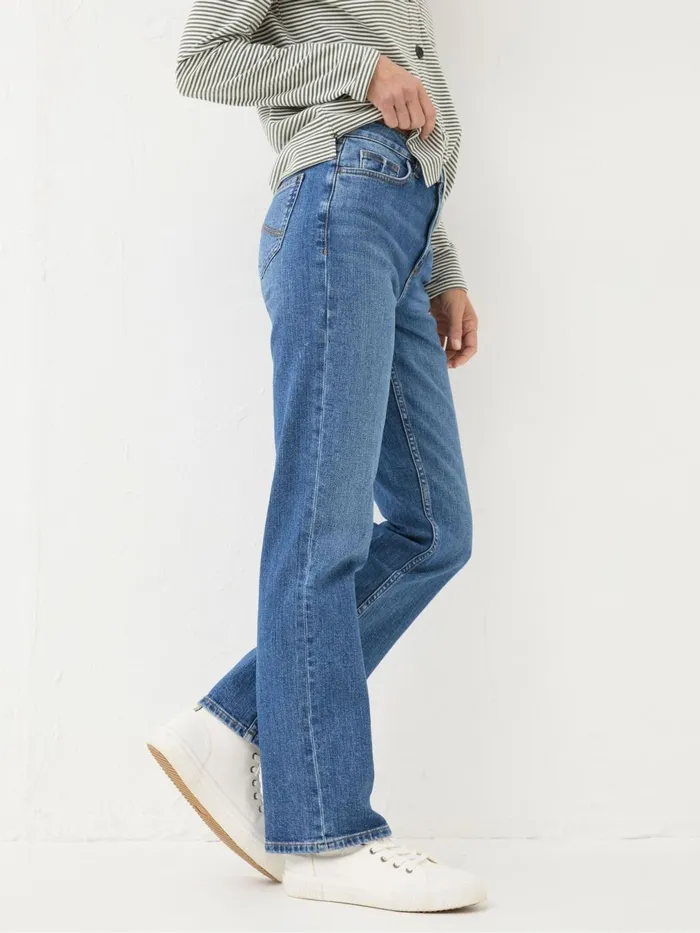 Fat Face Jeans Carmel Blue Denim Comfort Stretch Straight Jeans 8211 Women